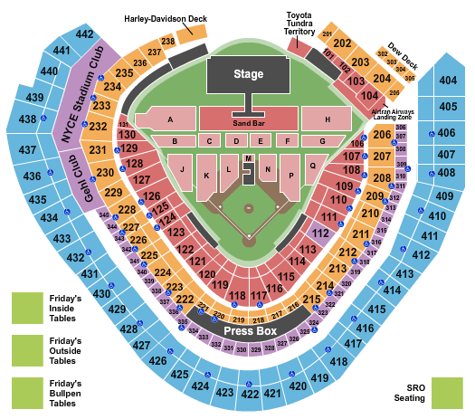 Kenny Chesney Concert Seating Chart